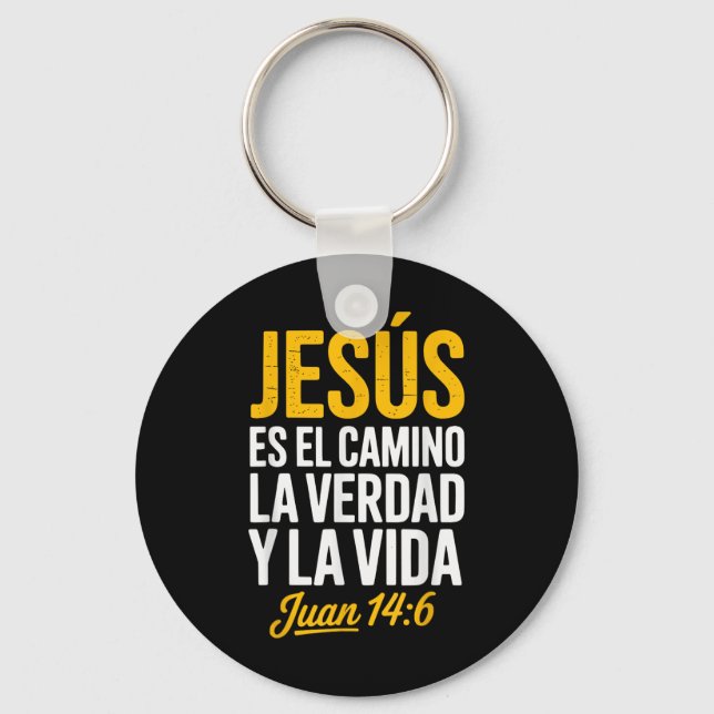 Llavero La Camisa De Jesus En Espanol Christian Spanish  (Anverso)
