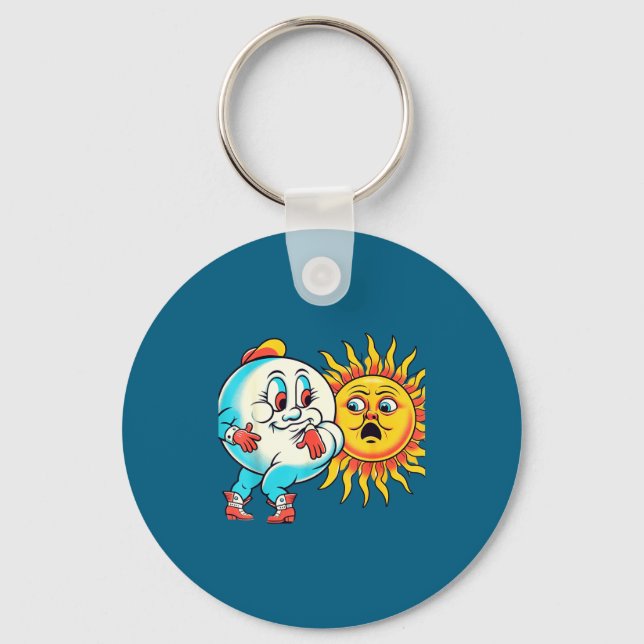 Llavero La Camiseta América Eclipse Solar 4 08 (Anverso)