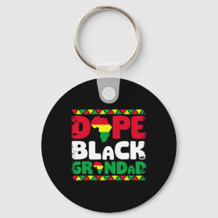 Llavero La camiseta del mes de la historia negra del papá