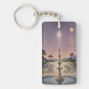 Llavero La canción de cuna de lavanda personalizada