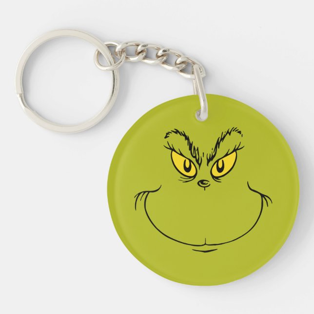 Llavero La Cara de Cómo el Grinch Robó la Navidad (Frente)