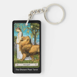 Llavero La carta de Fuerza del Tarot de El Pasado Distante