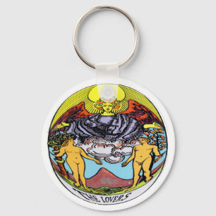 Llavero La carta de tarot de los amantes