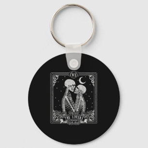 Llavero La carta de tarot de los amantes esqueleto San Val