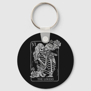 Llavero La carta del tarot de los amantes Oculto gótico be