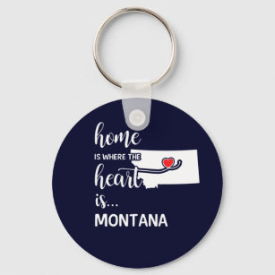 Llavero La casa de Montana es donde está el corazón