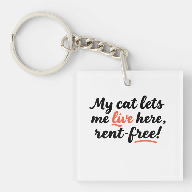 Llavero La casa del gato (Frente)