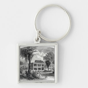 Llavero La casa del plantador en el Mississippi