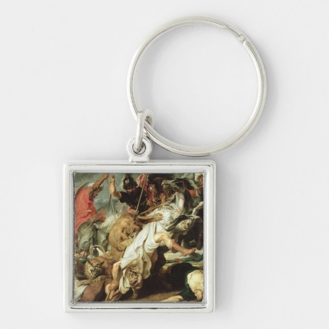 Llavero La caza del león, 1621 (Frente)