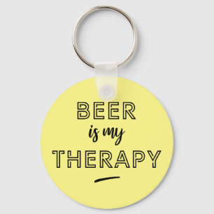 Llavero La cerveza es mi terapia