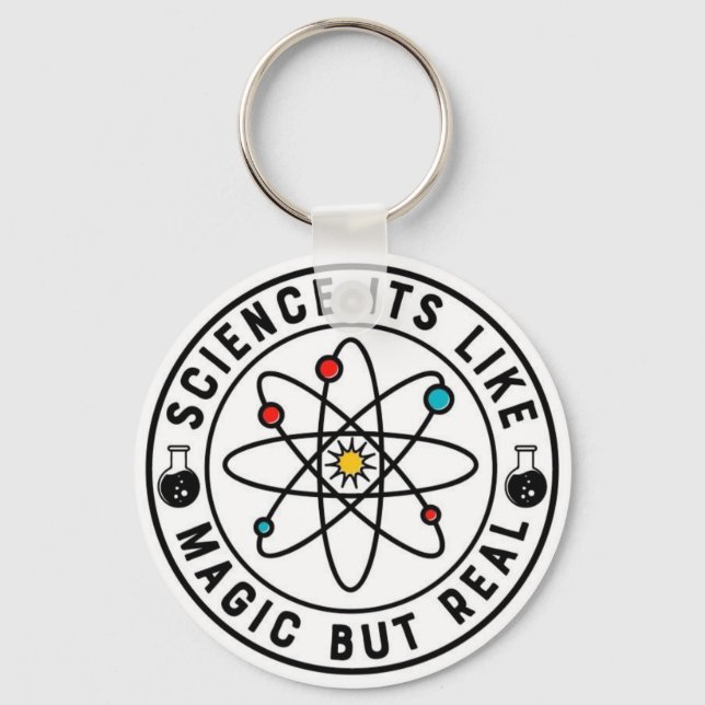 Llavero La ciencia como magia pero real (Anverso)