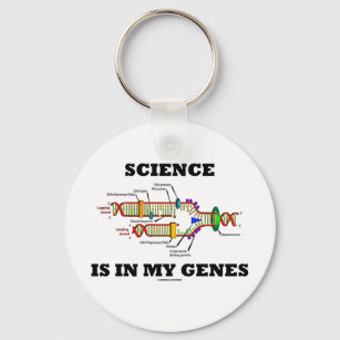 Llavero La Ciencia Está En Mis Genes (Replicación De ADN)
