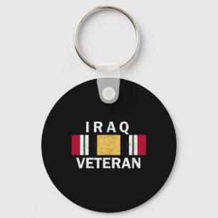 Llavero La Cinta del Servicio de la Guerra de Irak para Ve