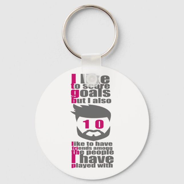 Llavero La cita del fútbol es exitosa (Anverso)