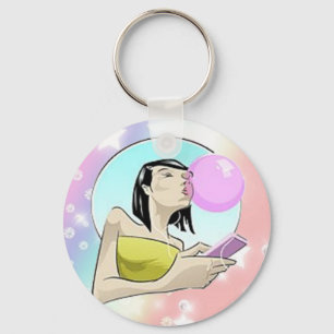 Llavero La clave de las burbujas y las estrellas