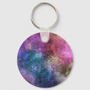 Llavero La colorida galaxia