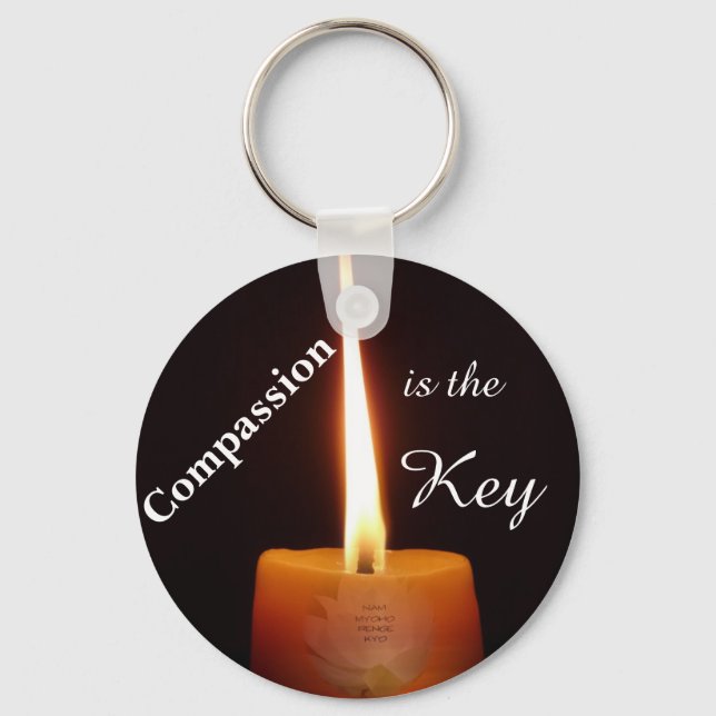 Llavero La compasión es la clave - SGI Keychain (Anverso)