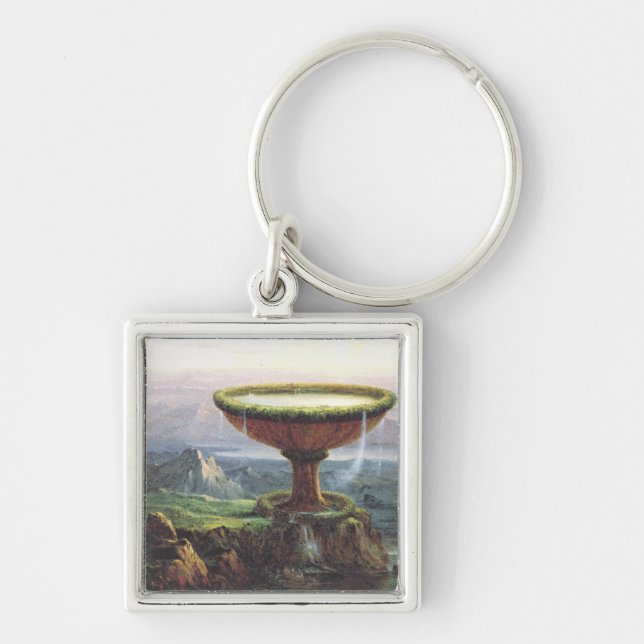 Llavero La copa del titán por Thomas Cole (Frente)