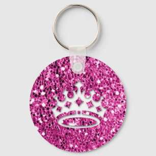 Llavero La corona de la princesa Girly con la mirada de un