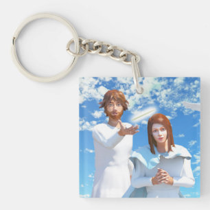 Llavero La coronación de María