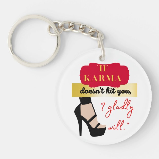 LLAVERO LA CUOTA DE KARMA (Frente)