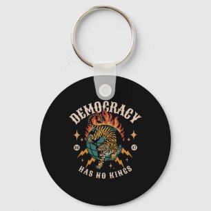 Llavero La democracia no tiene ningún rey 8647 anti Trump
