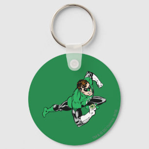 Llavero La derecha verde del salto de la linterna