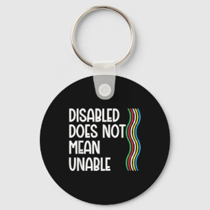 Llavero La Discapacidad No Equivale Al Imposible Orgullo D