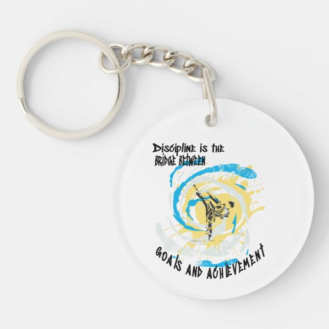Llavero La disciplina es el puente entre los objetivos del (Frente)
