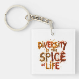 Llavero La diversidad es la sal de la vida - Espacio segur