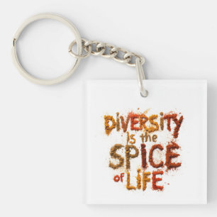 Llavero La diversidad es la sal de la vida - Espacio segur