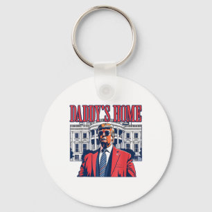 Llavero La divertida casa de Daddys Trump Pink 2024 lleva 