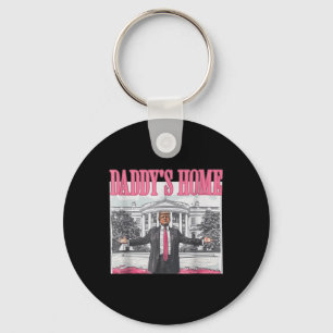 Llavero La divertida casa de Daddys Trump Pink 2024 lleva 