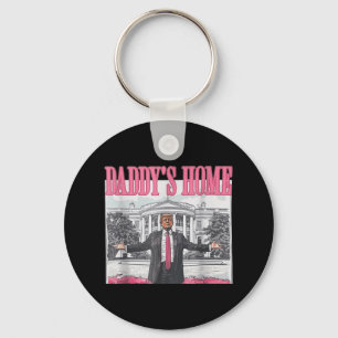 Llavero La divertida casa de Daddys Trump Pink 2024 lleva 