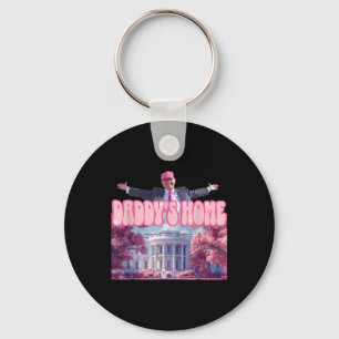 Llavero La divertida casa de Daddys Trump Pink 2024 lleva 