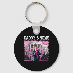 Llavero La divertida casa de Trump Pink Daddys, Trump 2024