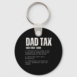 Llavero La divertida definición del impuesto a papá del pa