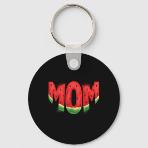 Llavero La divertida mamá Watermelon Summer Fruit Family c