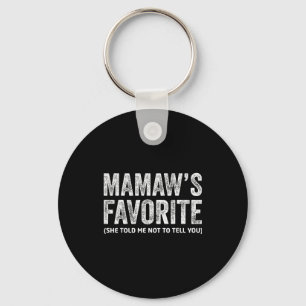 Llavero La divertida Mamaw favorita Vintage 