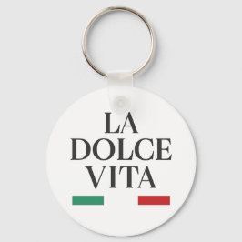 Llavero La Dolce Vita Italiana Keychain