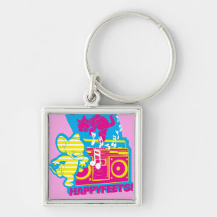 Llavero La droga bate pies felices