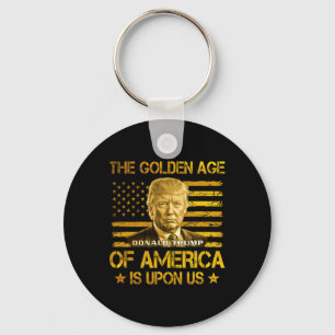 Llavero La edad de oro de Estados Unidos está sobre nosotr