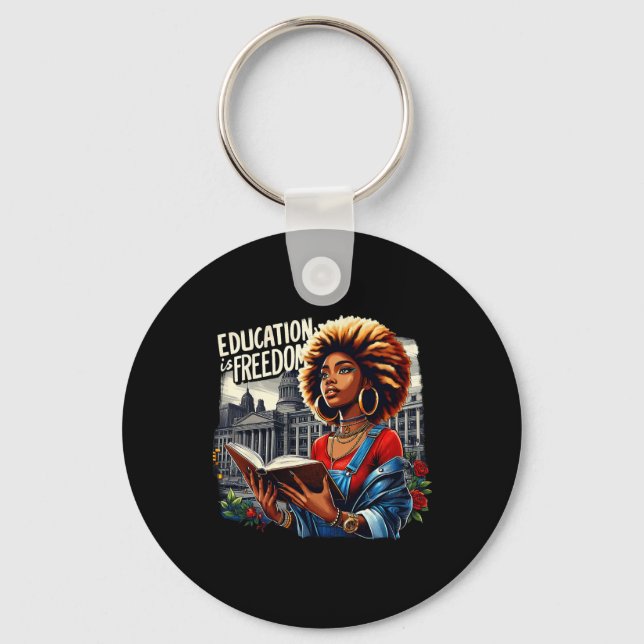 Llavero La educación es la libertad los libros de profesor (Anverso)