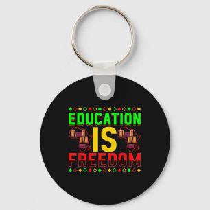 Llavero La educación es libertad Historia Negra Afroameric