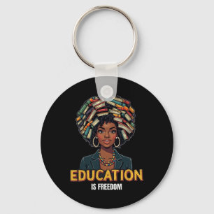Llavero La educación es libertad, la historia negra, el pr