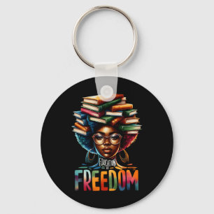 Llavero La educación es libertad libros de maestros negros