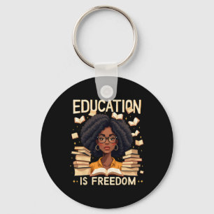 Llavero La educación es libertad Orgullosa de la enseñanza
