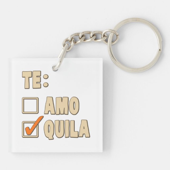 Llavero La elección española del Amo Tequila (Atrás)