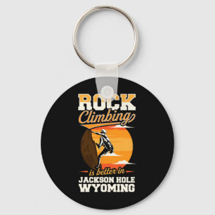 Llavero La escalada en roca es mejor en Jackson Hole Wyomi