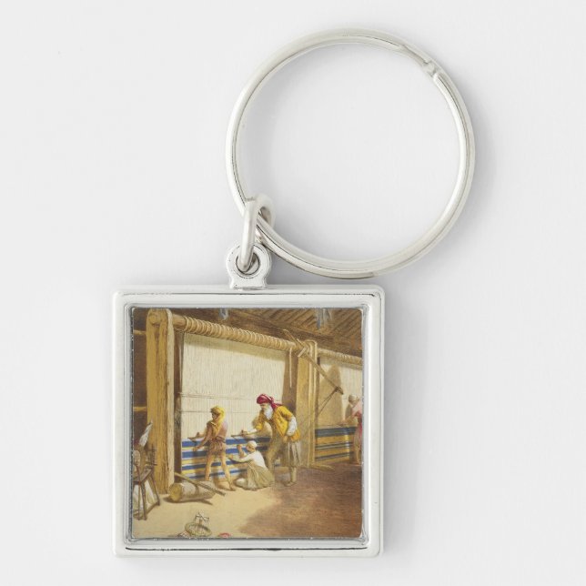 Llavero La escuela de la industria, Jubbulpore, 1863 del (Frente)